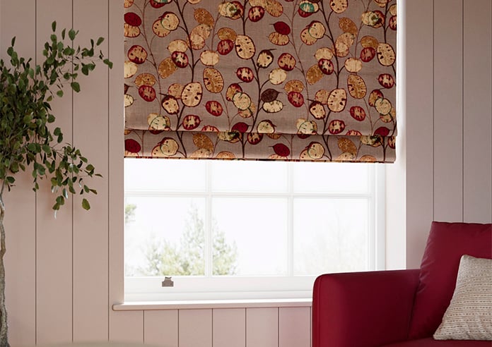 Honesty, Cerise - Roman Blind - Image 5